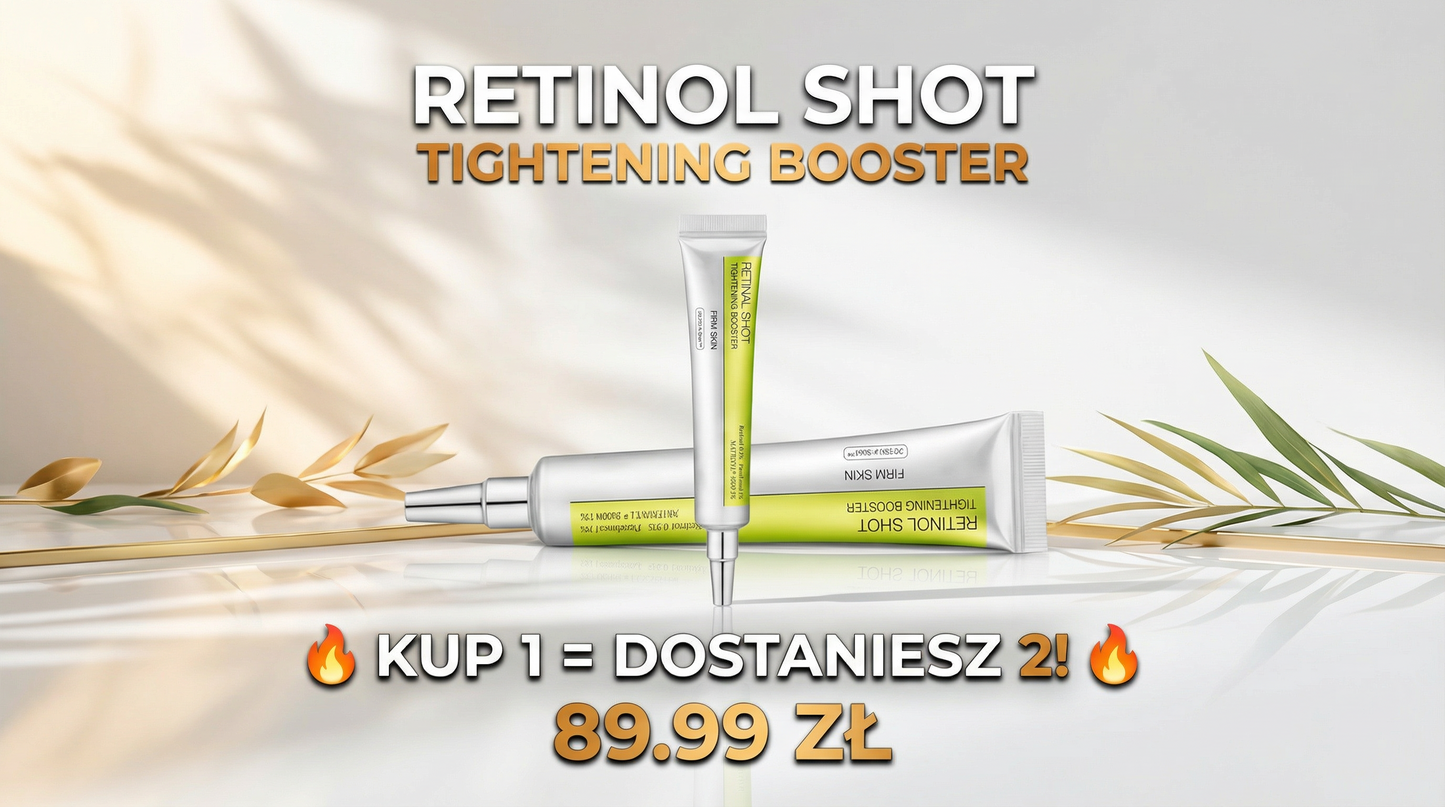 🎁 KUP 1 = DOSTANIESZ 2 GRATIS! RETINOL SHOT - Tylko 89.99 ZŁ