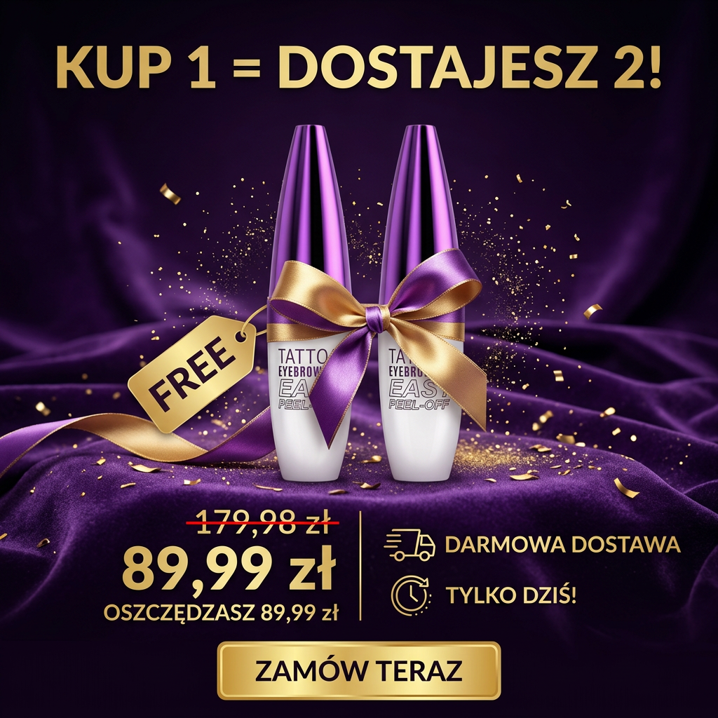 Kup 1 – Drugi GRATIS! Idealne Brwi na 5 Dni!