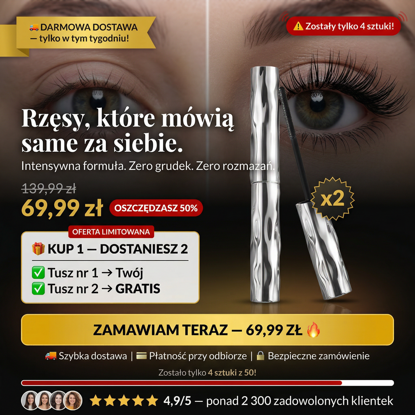 Kup 1, Otrzymaj 1 GRATIS 🎁 — Efekt Salonu za Połowę Ceny! ✅