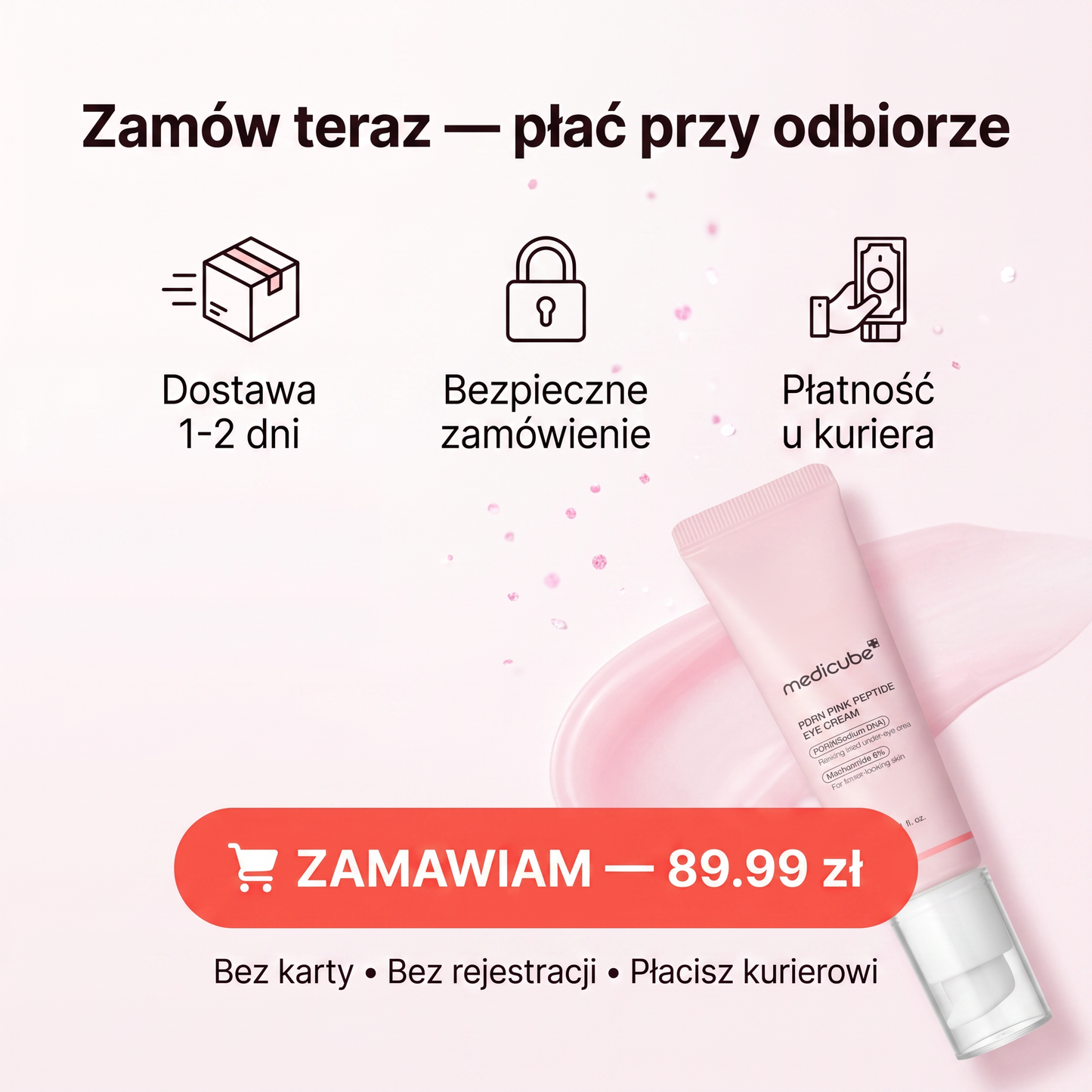 Krem który odmładza spojrzenie✨ — dziś kupujesz 1, otrzymujesz 2🎁