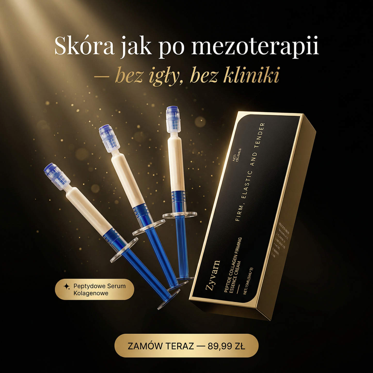 Skóra jak po mezoterapii — za 89 ZŁ, w domu, bez igły.