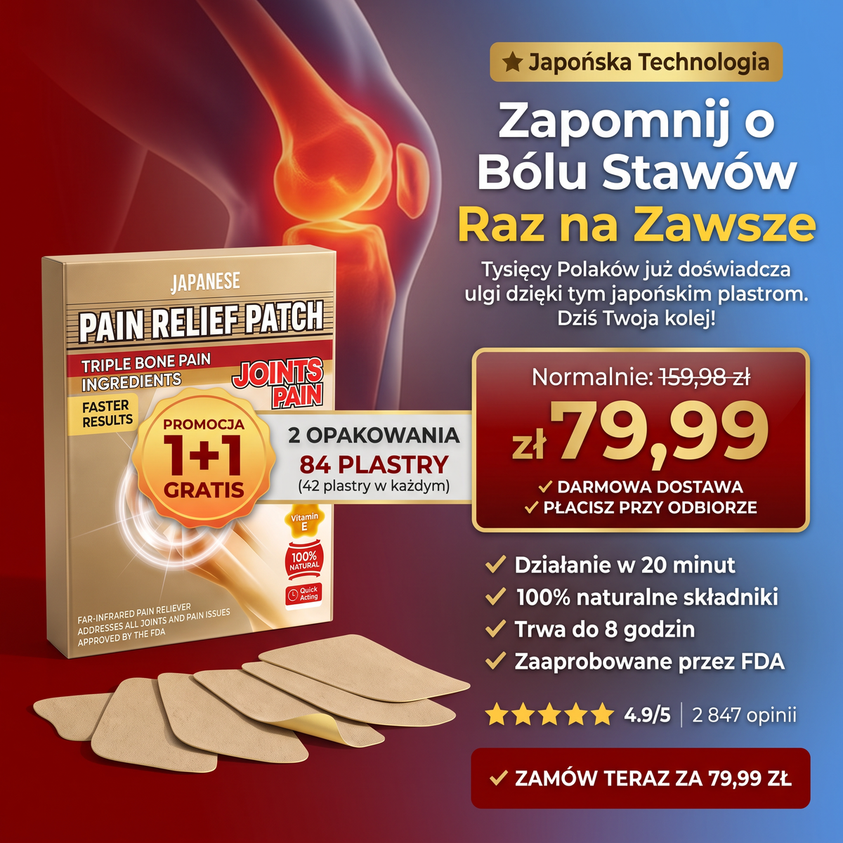 Ulga w 20 Minut - 1+1 GRATIS za 79,99 zł