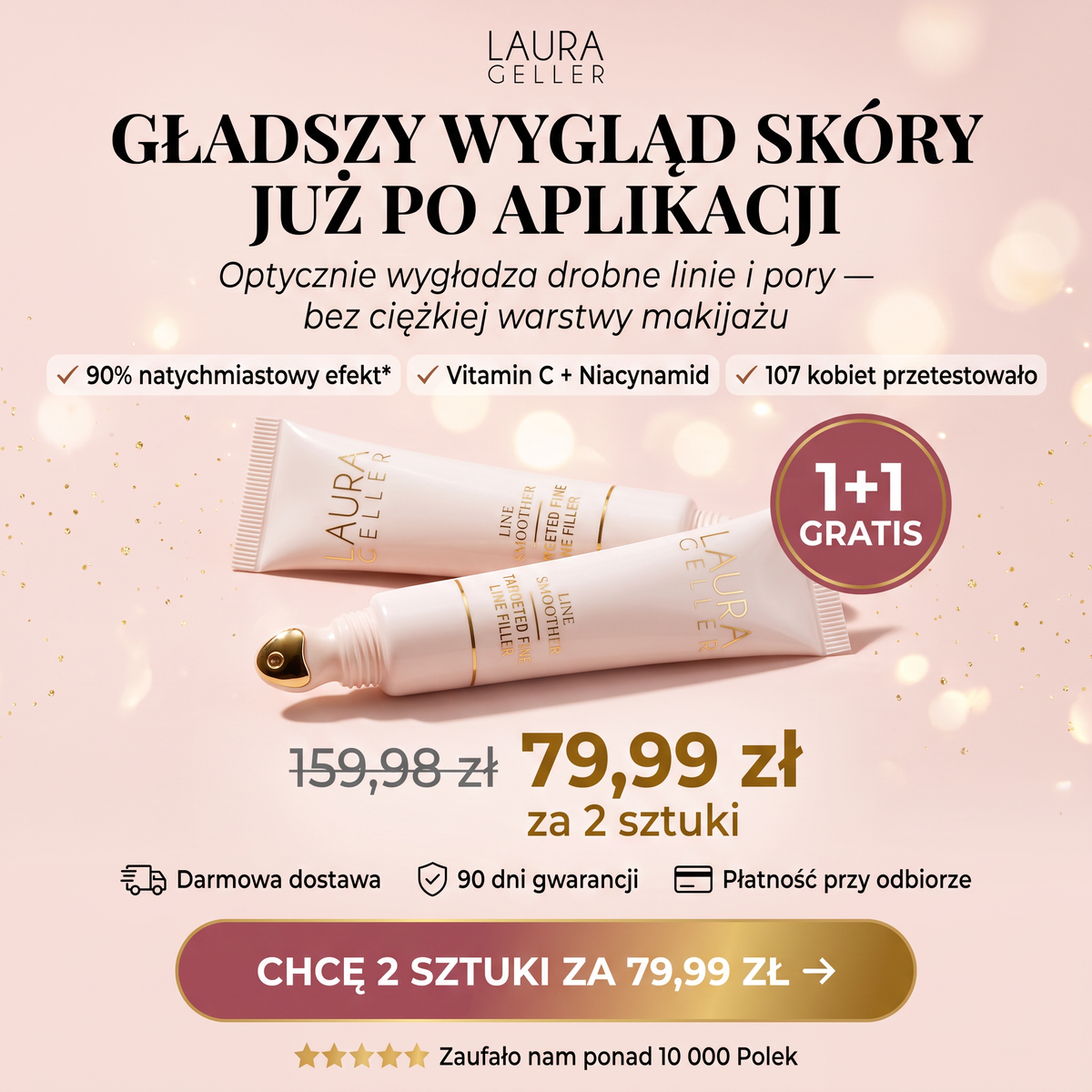 Gładsza Skóra w 60 Sekund. 2 Sztuki za 79,99 zł