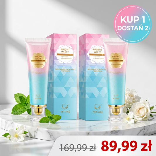 KUP 1 → DOSTAŃ 2 ZA DARMO Białe zęby w 7 dni lub zwrot pieniędzy (Zostało tylko 7 sztuk w tej cenie!)