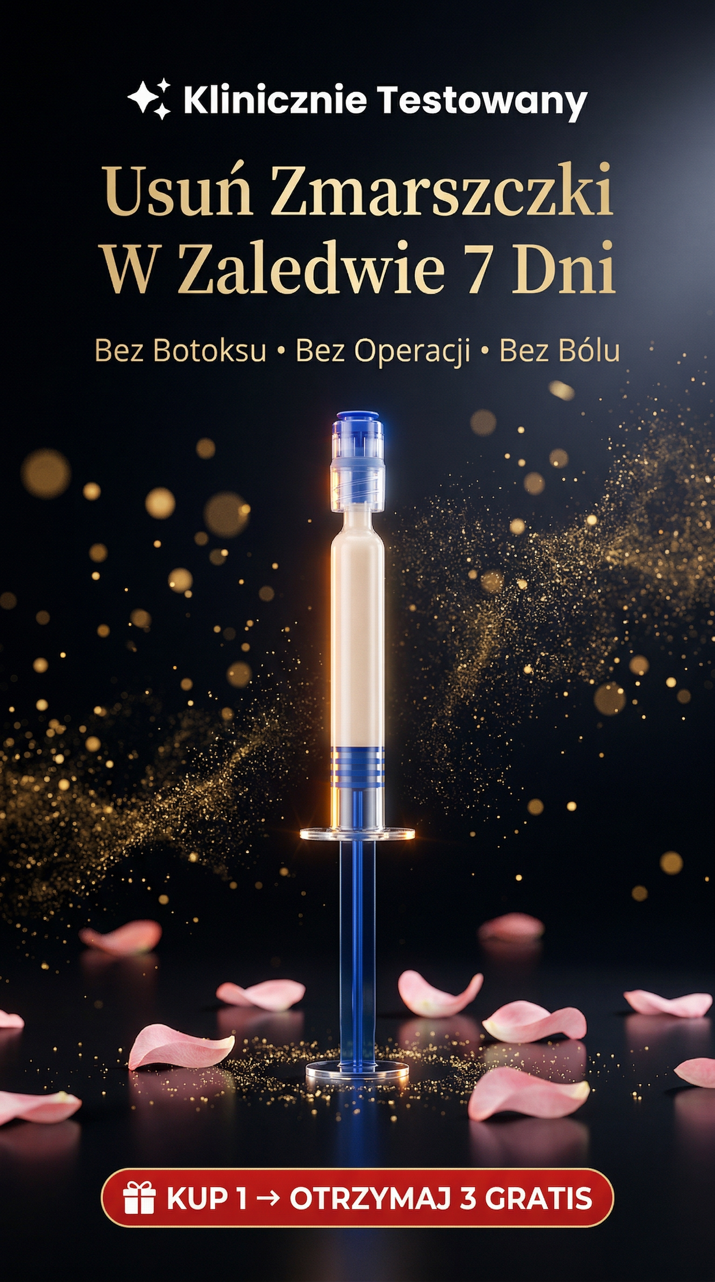 Kup 1 Peptydowe Serum — Otrzymaj 2 GRATIS. Twoja Skóra Nigdy Nie Będzie Taka Sama