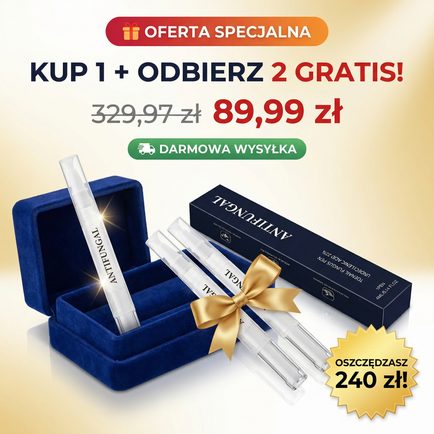ZDROWE PAZNOKCIE W 14 DNIKup 1 → Odbierz 3! 🎁