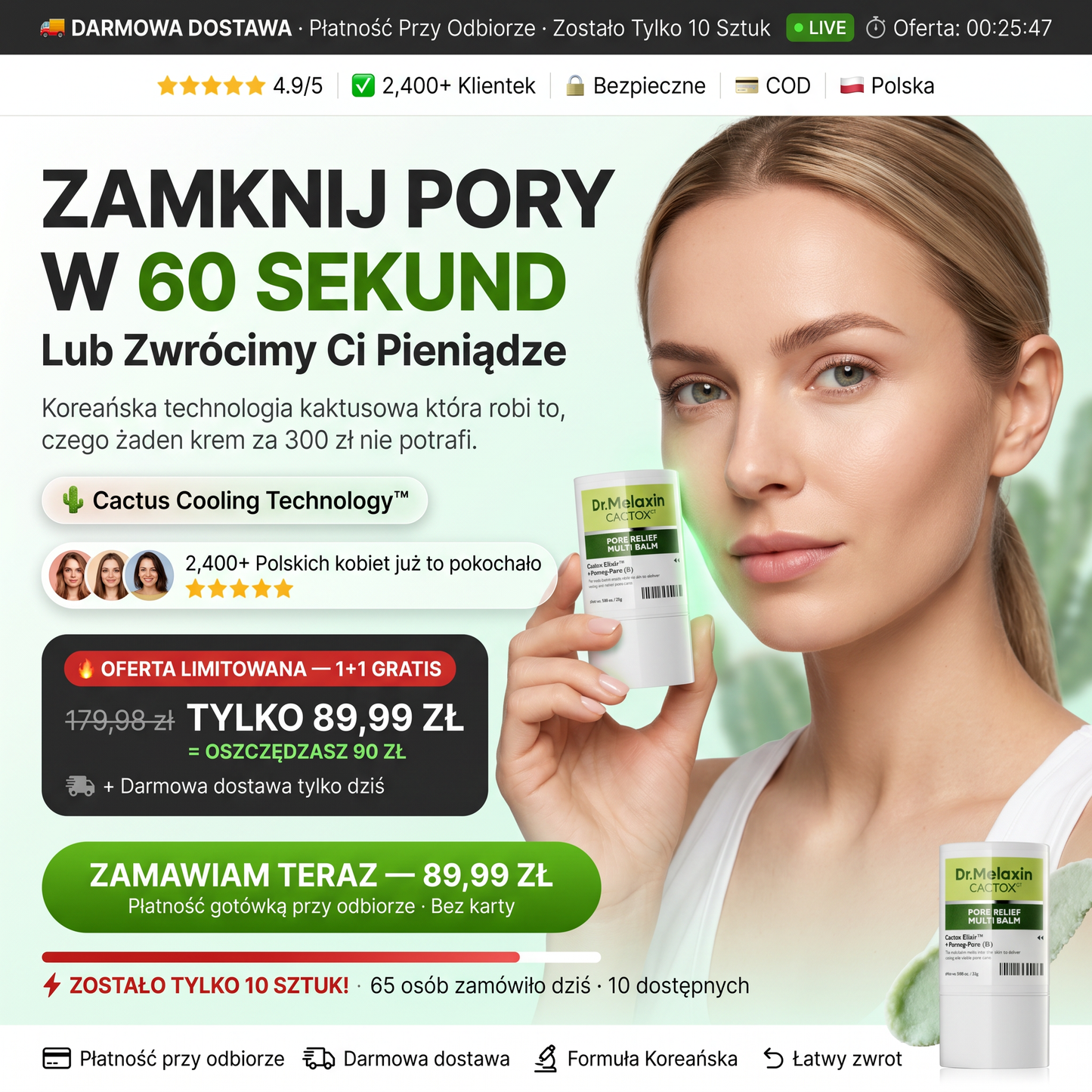 KUP 1, DOSTAŃ 2🎁 — tylko dziś🔥. Darmowa dostawa wygasa o północy⏳