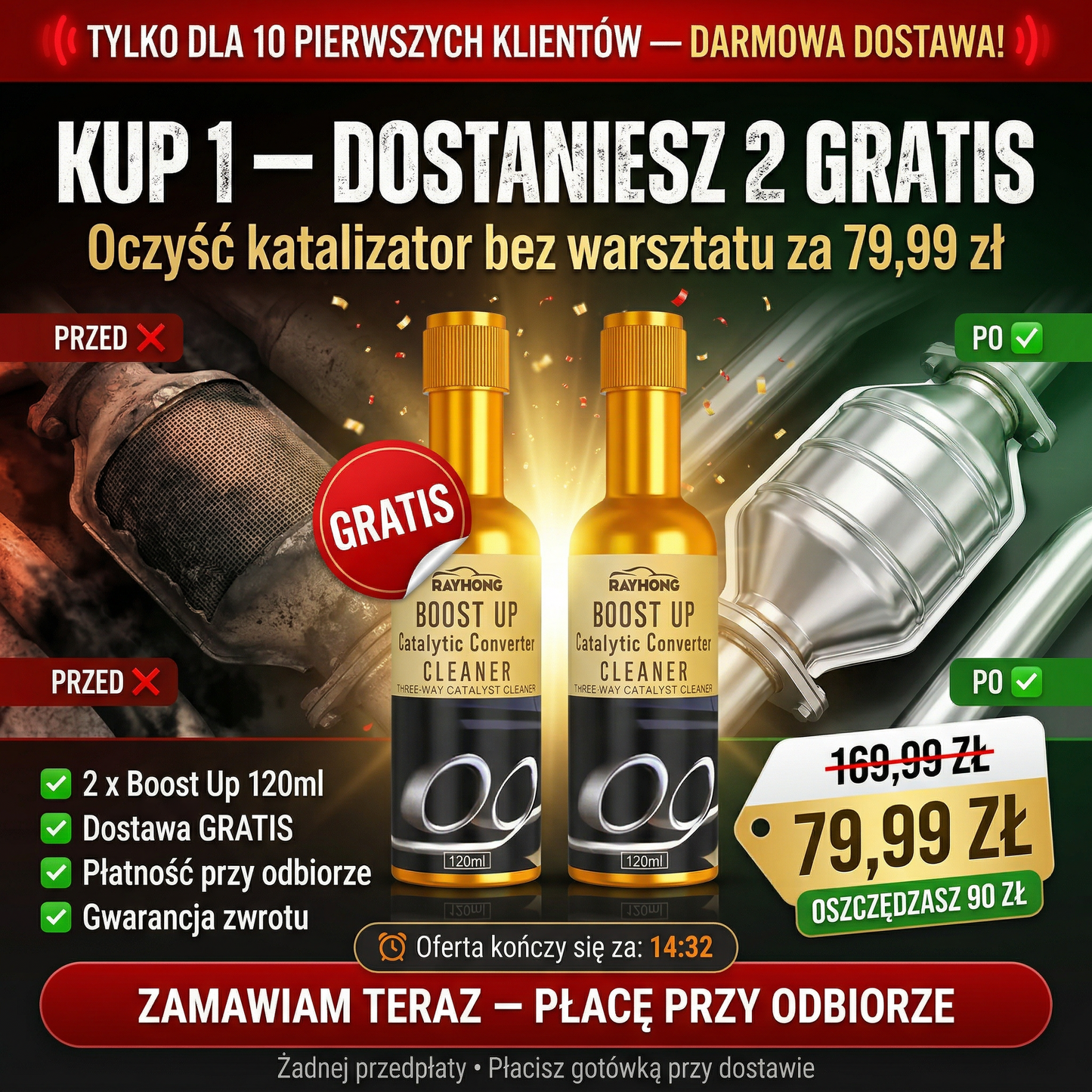 Kup 1 Boost Up, drugi otrzymasz GRATIS — i zaoszczędź 4000 zł na warsztacie