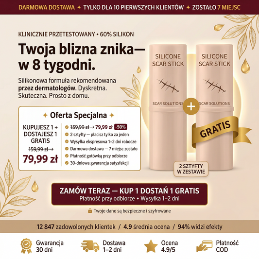 Kup 1 + Dostań 1 GRATIS 🎁  Płacisz dopiero przy odbiorze ✅