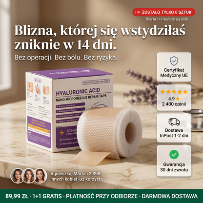 Żegnaj, blizno ✨ KUP 1 → DRUGI GRATIS 🎁 Tylko dzisiaj⚡