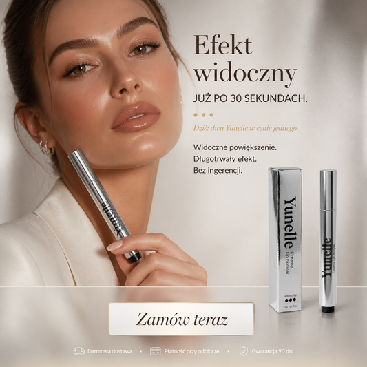 Usta jak po botoksie. W 30 sekund 💋. dziś 1+1 gratis.