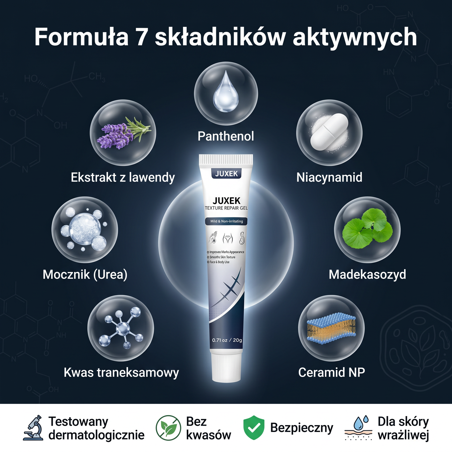 Blizny i rozstępy?  Kup 1 JUXEK — dostań 2. GRATIS.  Płacisz przy odbiorze🔥