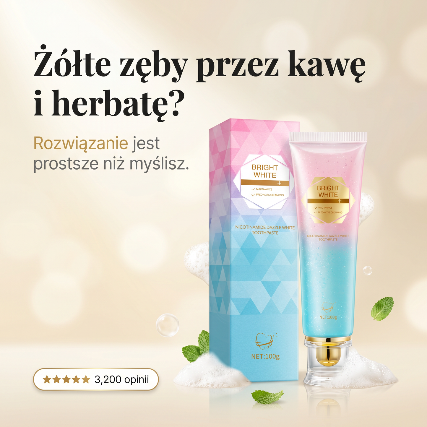 2 tubki, 1 cena, efekt jak po dentyscie ✨— płatność przy odbiorze✅
