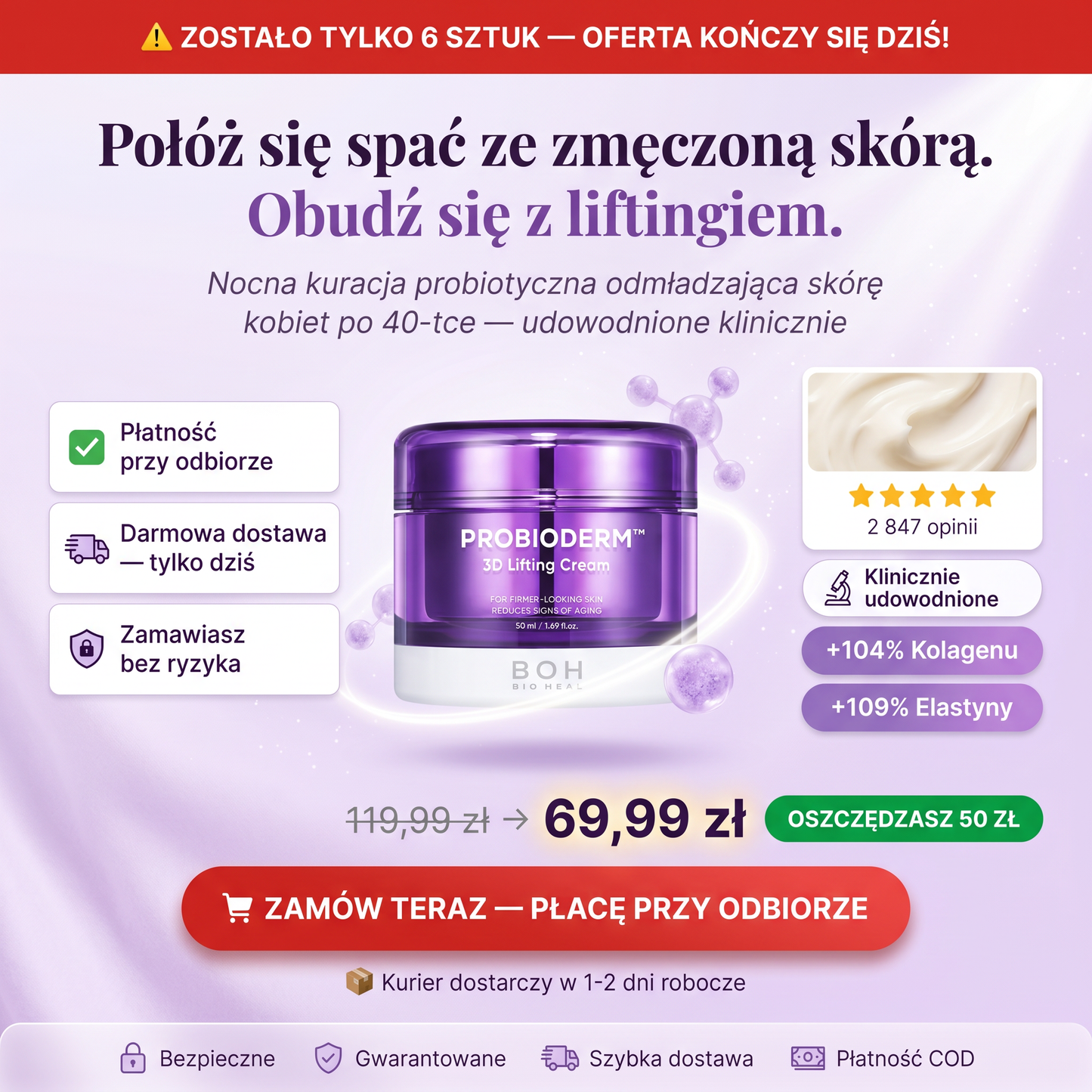 69,99 zł🔥. Bez ryzyka. Bez botoksu ✨