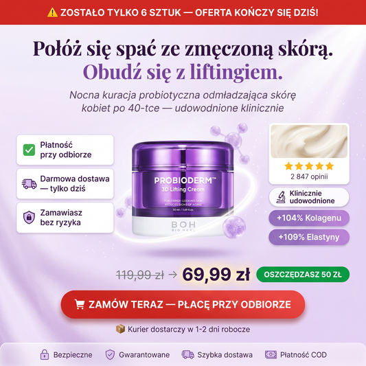 69,99 zł🔥. Bez ryzyka. Bez botoksu ✨