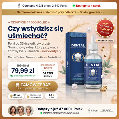 Odzyskaj Olśniewający Uśmiech w 7 Dni✨ — Kup 1, Drugi GRATIS 🎁