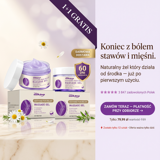 Żegnaj bólu — witaj życiu. ⚡ Dziś 1+1 GRATIS + darmowa dostawa🎁