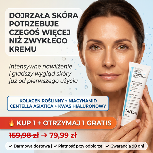 Nawilżenie, Które Trwa 24H + Gładka Skóra. 1+1 GRATIS Za 79,99 zł